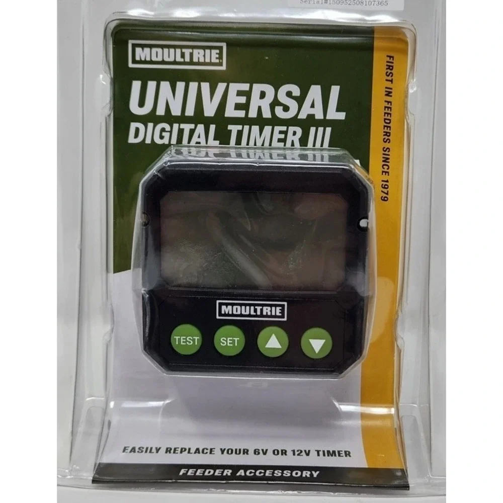 Moultrie Universal Digital Timer III Feeder Timer 6V 12V New Sealed